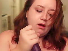 Big Dildo Cock Blowjob Cumplay Curious Clover
