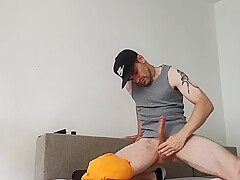 Big Long Cock Pushing Slow And Massaging Very Strong Feeling At Ending Orgasm