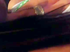 Big boob white girl at bar