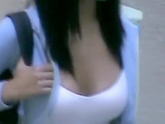 Big boobs spotted from far away
