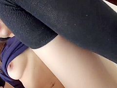 Big-breasted Sexy Japanese Young Woman Who Climaxed Under The Powerful Thrusting Of Her Big Dick