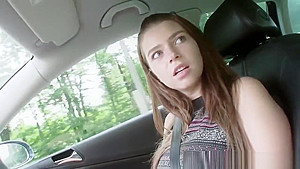 Bigtitted teen 18+ pickedup in public for blowjob