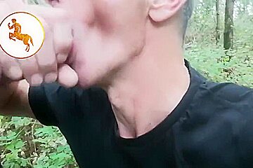 Biker Gives Me Hugh Cock And Cum In My Mouth