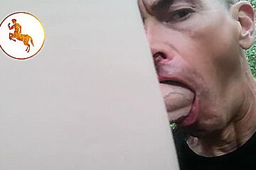 Biker Gives Me Hugh Cock And Cum In My Mouth