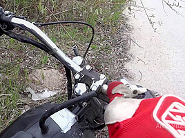 Biker Hard Fucked teen 18+ Queenlin in The Ass - Big Anal Gape - Big Natural Tits VK089 - AnalVids