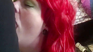 Birthday blowjob for my boyfriend in Rogue cosplay