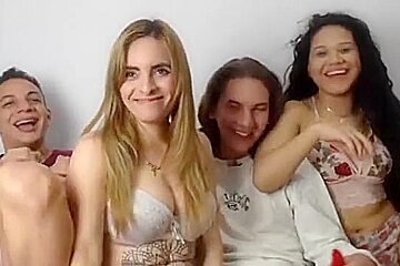Bisexual Blowjob Orgy Group