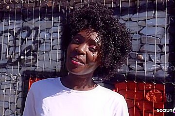 Black Ebony Step mom Zaawaadi Real Publi - German Scout