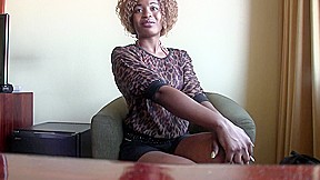 Black Girl In Heels Loves White Banana