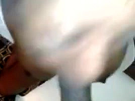 Black T-Girl Sucking It Good