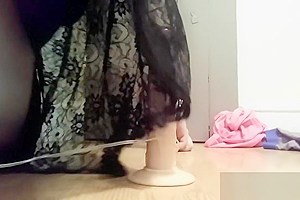 Blair fucks dildo