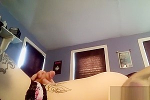 Blair fucks dildo