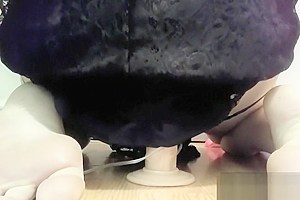 Blair fucks dildo