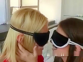 Blindfolded Girls Taste A Big Cock