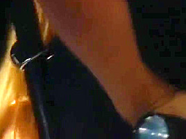 Blond Holly Hollywood Gets Out Of A Ticket