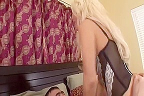 Blonde Busty Girl Sucks And Rides On A Big Cock