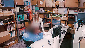 Blonde Dolly Leigh was being inspected
