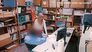 Blonde Dolly Leigh was being inspected