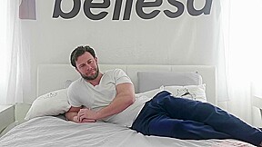 Blonde Goddess Enthusiastically Rides Handsome Seth Gambles Nice Cock With Delilah Day