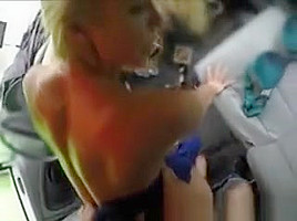 Blonde Milf Sucking Dick And Doggystyled In Tow Truck