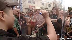 Blonde Slave Public Disgraced At Fair