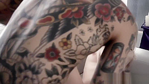 Blonde babe with small tits enjoying hardcore sex