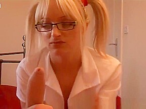 Blonde girlfriend discovers sadistic streak