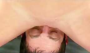 Blonde milf dominates guy in hot sexfight