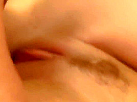 Blondie with natural boobs enjoys sittting on a long cock