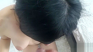 Blowjob with CIM ,Amateur couple ,60 FPS