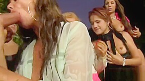 Blown Away Bombshell In Underwear Is Geeting Pissed On And D