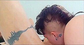 Bondage Blowjob And Rimjob!