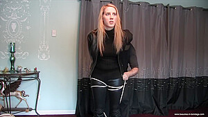 Bound And Gagged In Leather