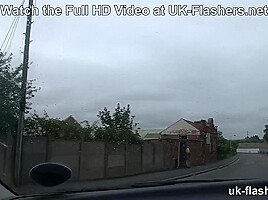 British Flasher Bonnie Rose Pissing Under a Bridge by UK-Flashers