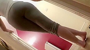 British chav girl farting