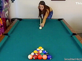 Brooke Belle In Pool Blowjob