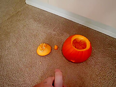Brooke Tilli In Sneaky Step Bro Puts His Dick In A Pumpkin & Tricks Me