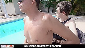 BrotherCrush - Sucking Off My Step Bro by The Pool
