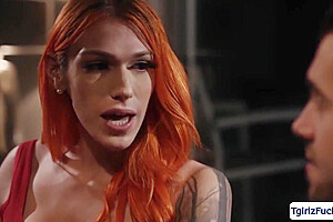 Busty Redhead Ts Barebacks Dudes With Brook S And Aspen Brooks