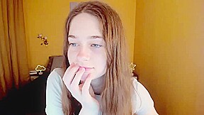 Busty petite skinny teen 18+ babe webcam solo tease