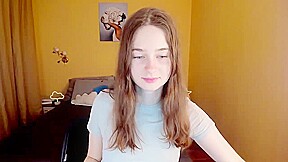 Busty petite skinny teen 18+ babe webcam solo tease