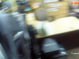 Busty police officer pawns her stuff and nailed to earn cash