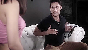 Busty stepsister teen 18+ agrees to service a stepbroher