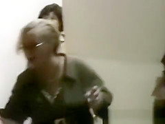 CFNM office stripper fuckfest