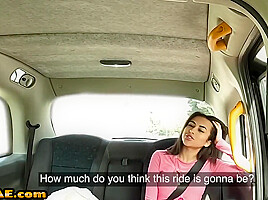 Cab fucked babe gets drilled by taxi driver outdoor