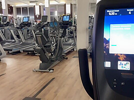 Californiababe - Quick Fuck In The Gym  Risky Public Se