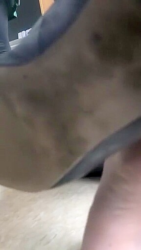 Candid Close up Shoeplay 2 (same girl)