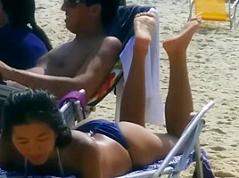 Candid Feet at Beach