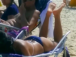 Candid Feet at Beach