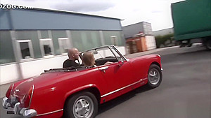 Car Lift Leads to Extreme Cunt Bashing